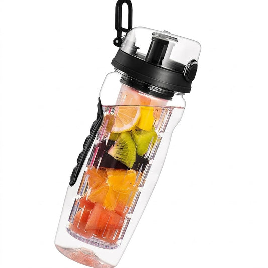 32oz Fruit Infuser Water Bottle BPA-Free Tritan Leakproof 1000ml