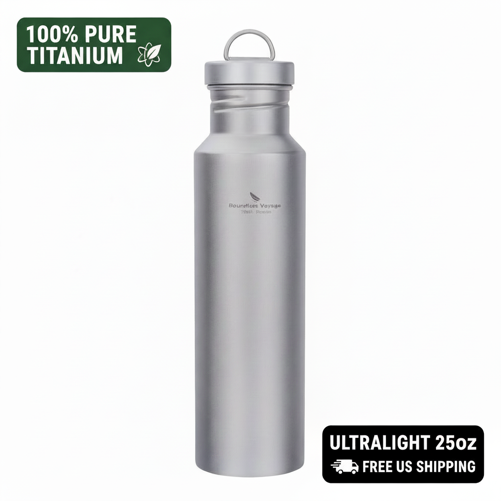 Usharedo Ultralight Titanium Water Bottle